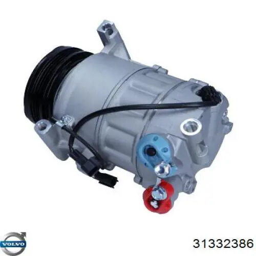 Компрессор кондиционера 31332386 Volvo