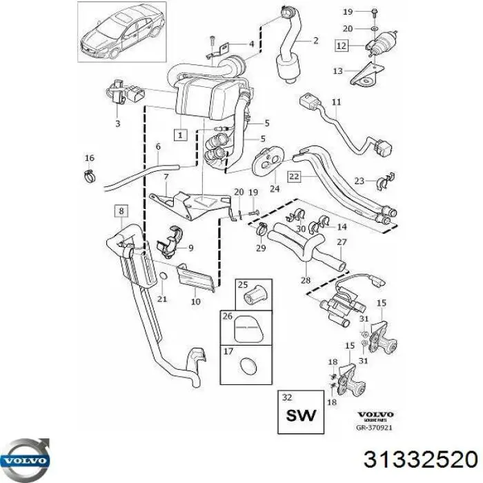 Купить 31332520 Volvo 