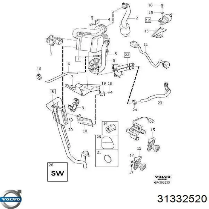  Volvo 31332520 цена, от 106.44 USD