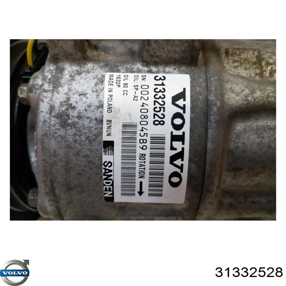 Компрессор системы кондиционирования MSG AC0245 цена, от 196.37 USD