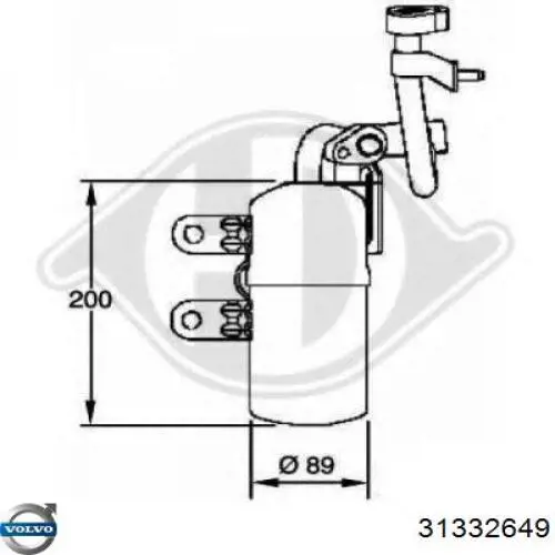 Осушитель кондиционера Volvo 31332649 цена, от 33.15 USD