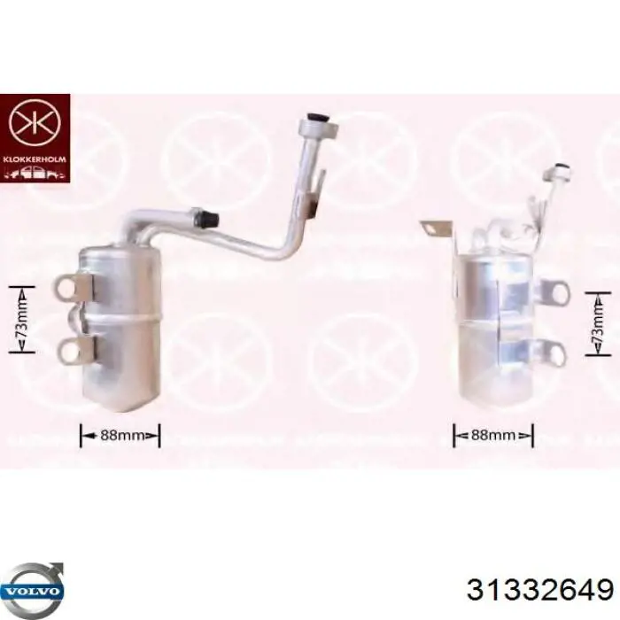 Купить 31332649 Volvo Осушитель кондиционера