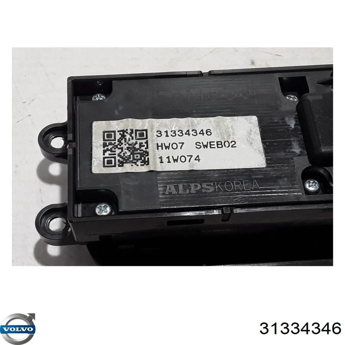 31334346 Volvo Кнопки переднего левого стекло подъёмника