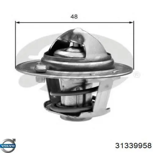Термостат в корпусе Volvo 31339958 цена, от 11.15 USD