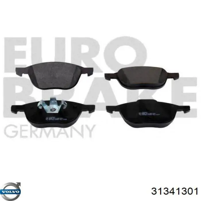 Compre 31341301 Volvo Sapatas do freio dianteiras de disco