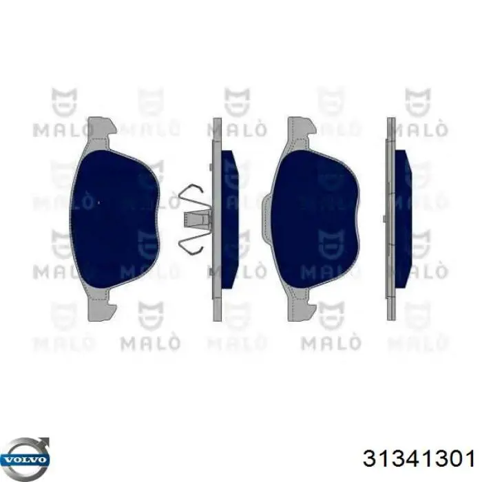 31341301 Volvo Sapatas do freio dianteiras de disco