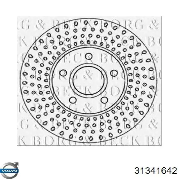 Тормоз дисковый передний Volvo 31341642 цена, от 36.11 USD