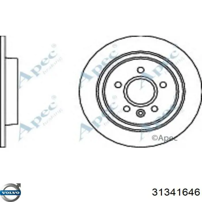 Задний тормозной диск Remsa 6159000 цена, от 36.10 USD
