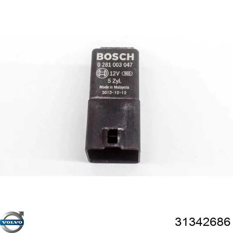 Реле свечей накаливания Volvo 31342686