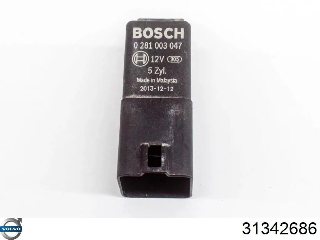 Relê das velas de incandescência Huco 132175