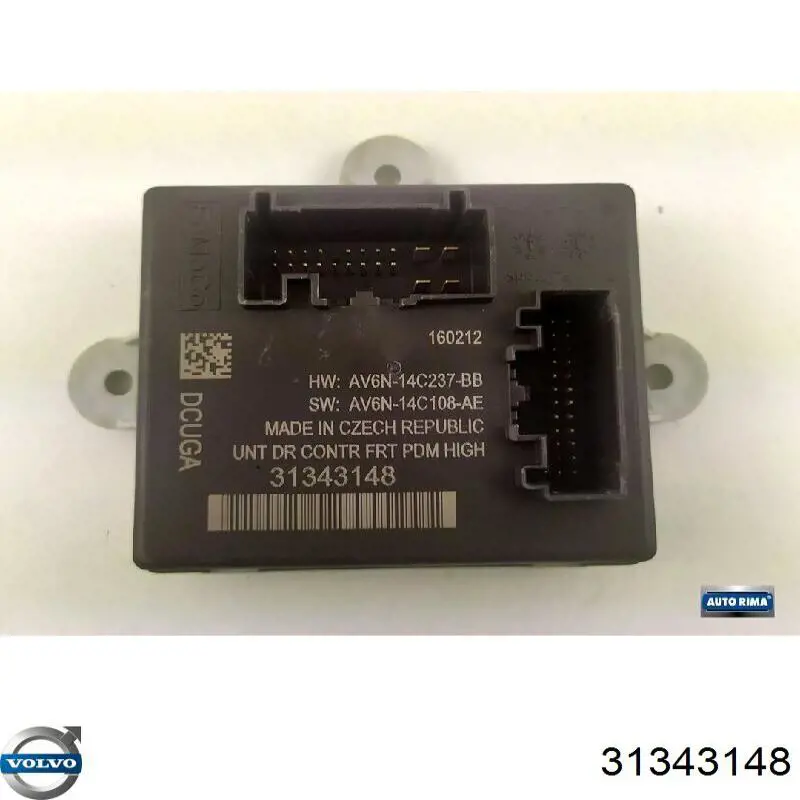 Купить 31343148 Volvo Блок комфорта передней двери