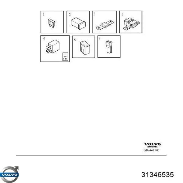 Купить 31346535 Volvo Предохранители