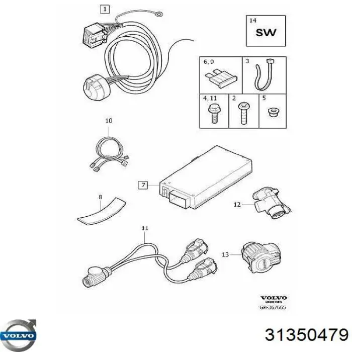  Volvo 31350479 цена, от 126.83 USD