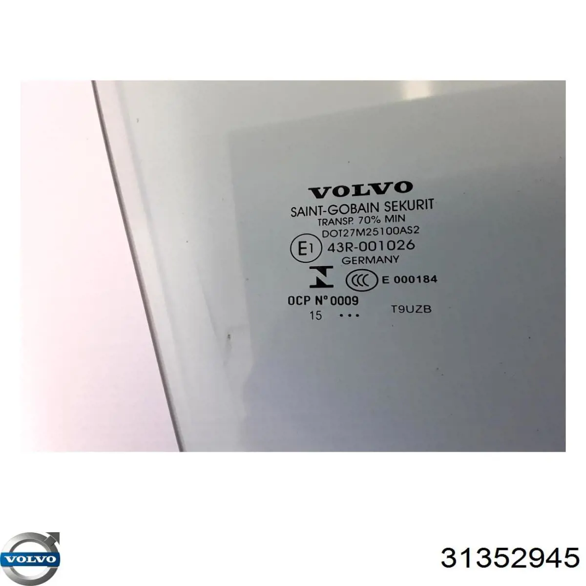 Купить 32244972 Volvo Стекло двери передней правой