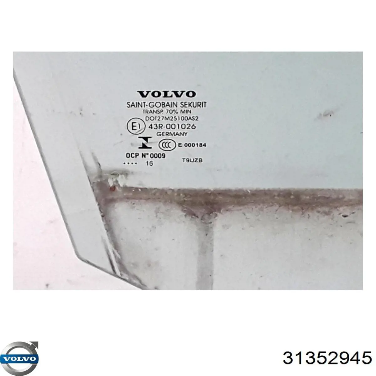 Стекло пассажирской двери Volvo 32244972 цена, от 46.59 USD