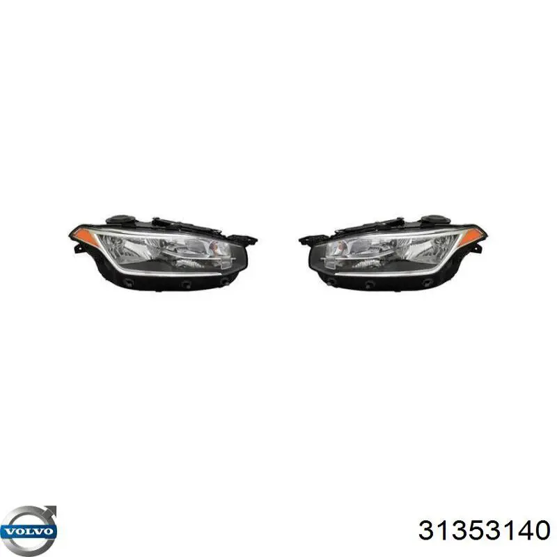 Купить 31353140 Volvo Фара основная правая