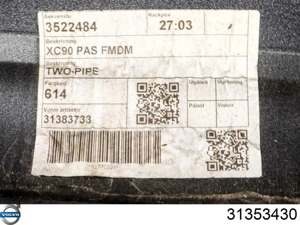  Volvo 31353430 цена, от 67.49 USD