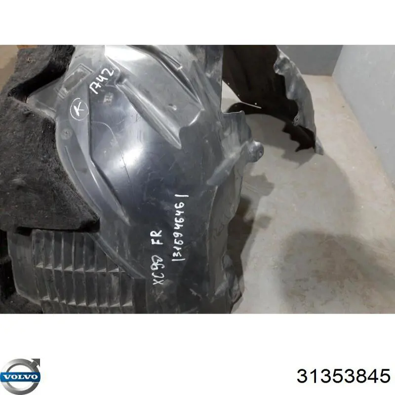 31457219 Volvo Подкрыльник переднего крыла, правый