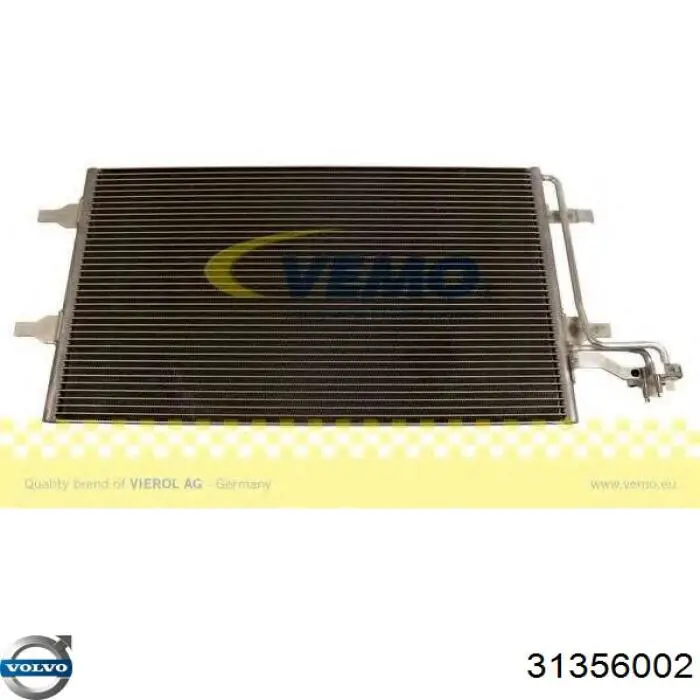 Конденсатор кондиционера Volvo 31356002 цена, от 84.94 USD