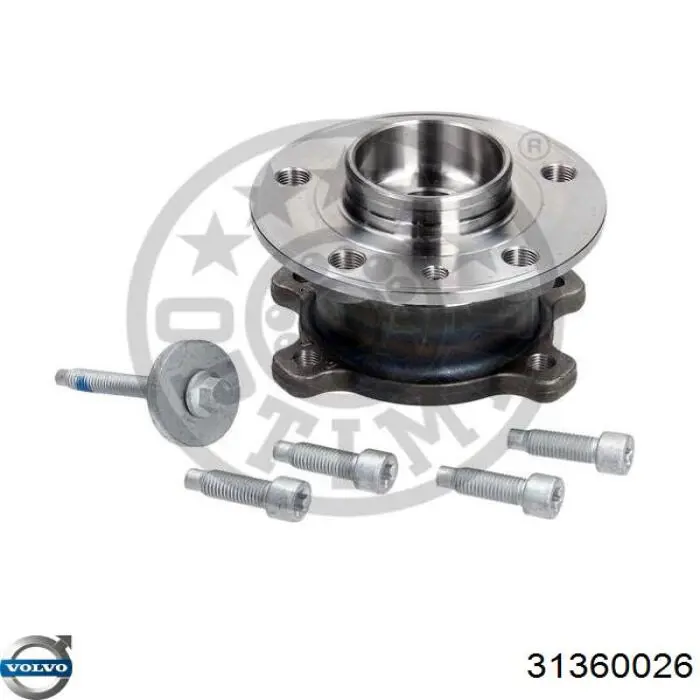 Купить 31360026 Volvo Задняя шпиндель