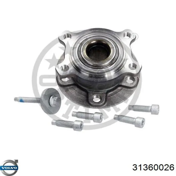 31360026 Volvo Ступица задняя