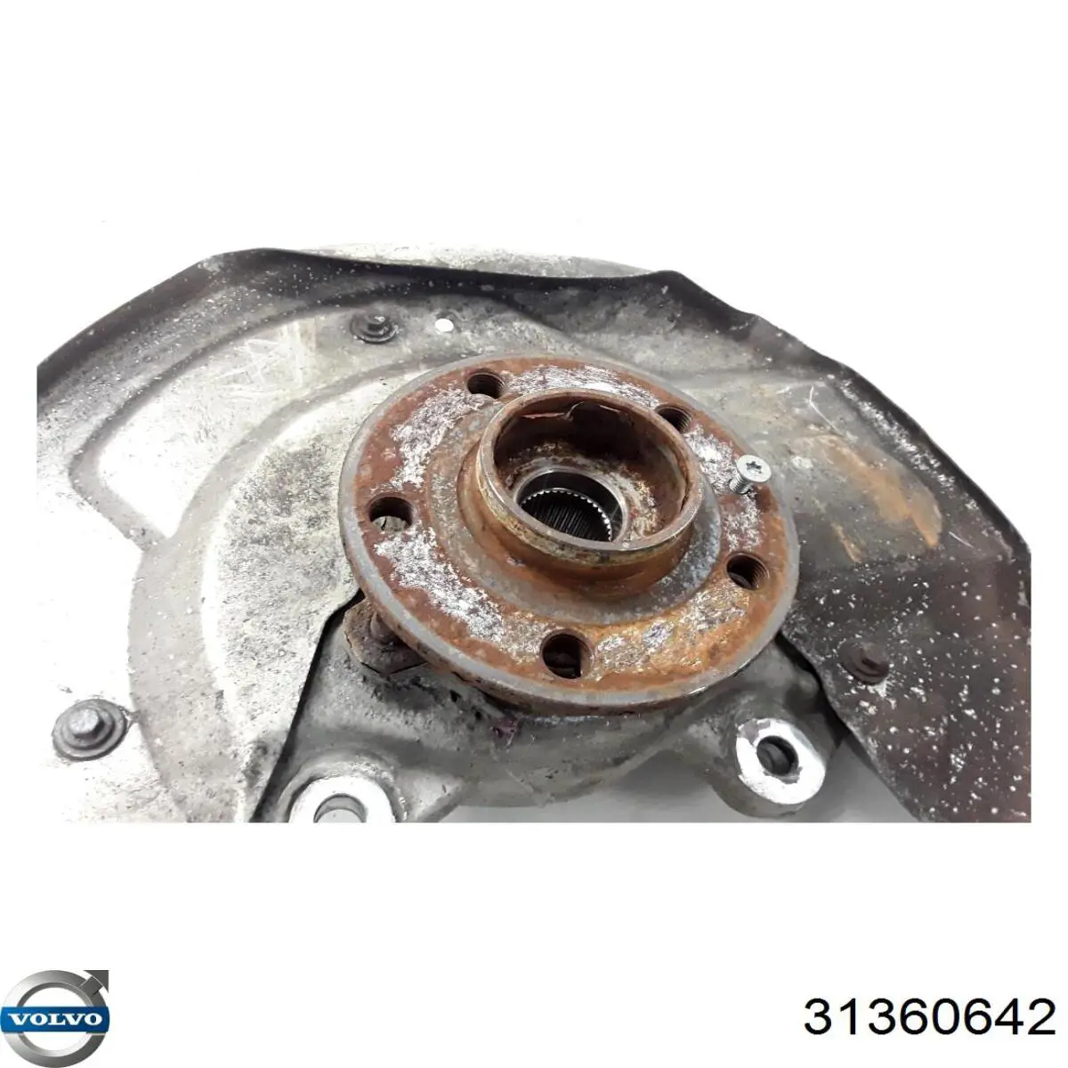 Цапфа передняя левая 31360642 Volvo