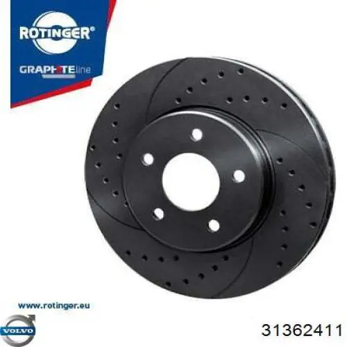 Купить 31362411 Volvo Ротор тормозной