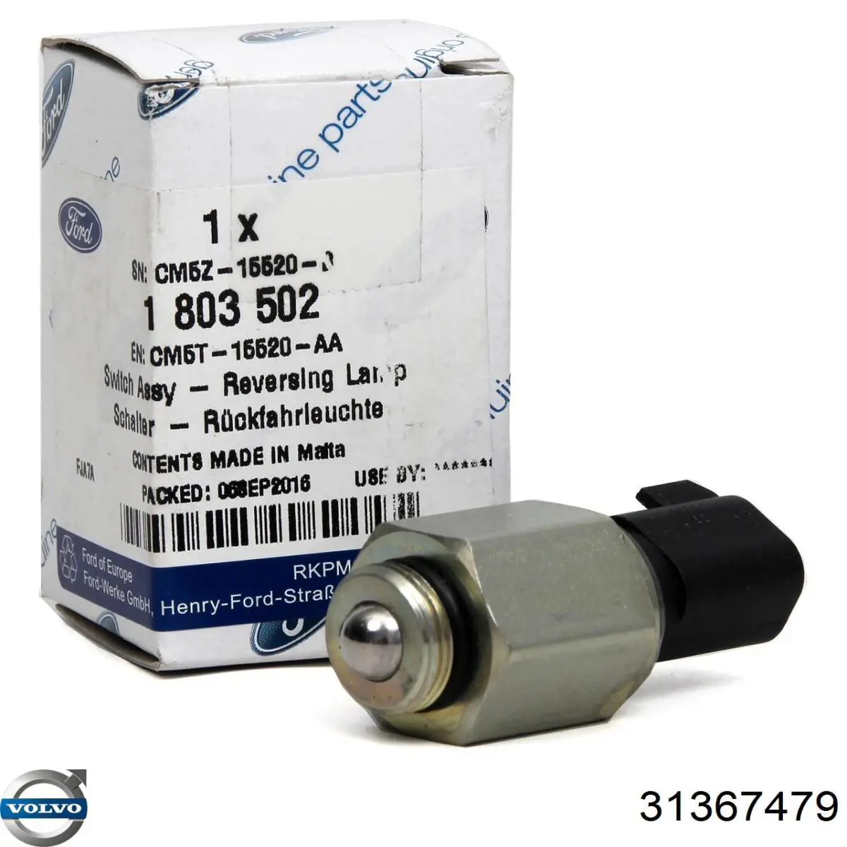 Включатель фонарей заднего хода Volvo 31367479 цена, от 6.33 USD