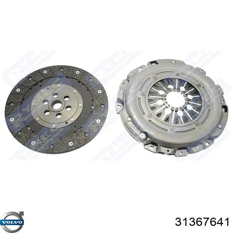 Комплект сцепления (3 части) Volvo 31367641 цена, от 329.17 USD