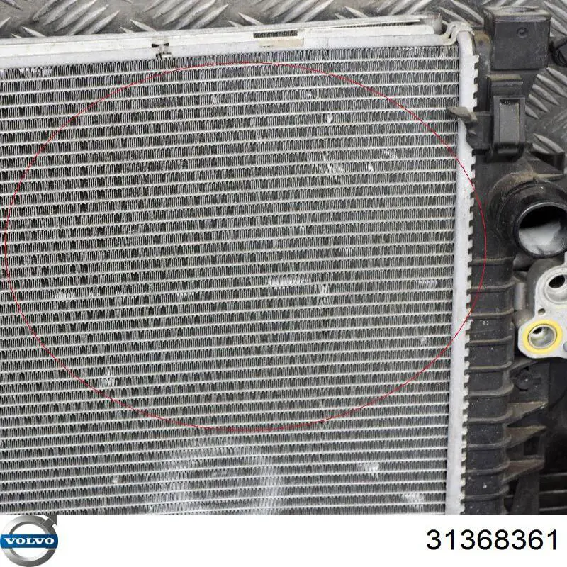 Купить 31368361 Volvo Радиатор водяной