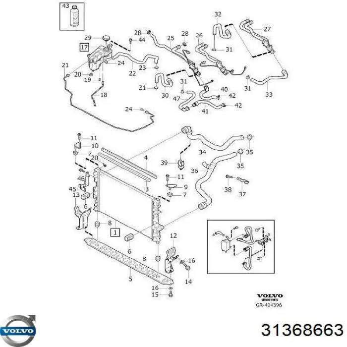  Volvo 31319744 цена, от 44.21 USD