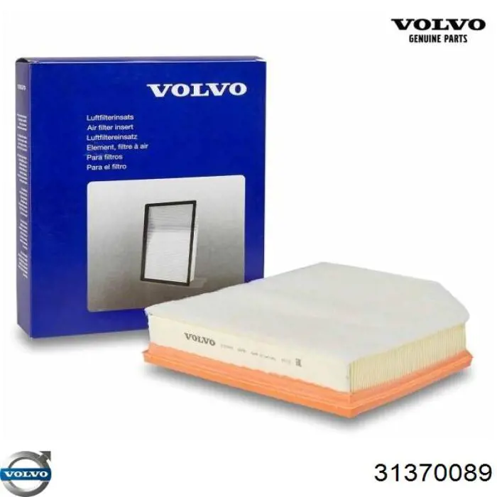 Filtro de aire 31370089 Volvo