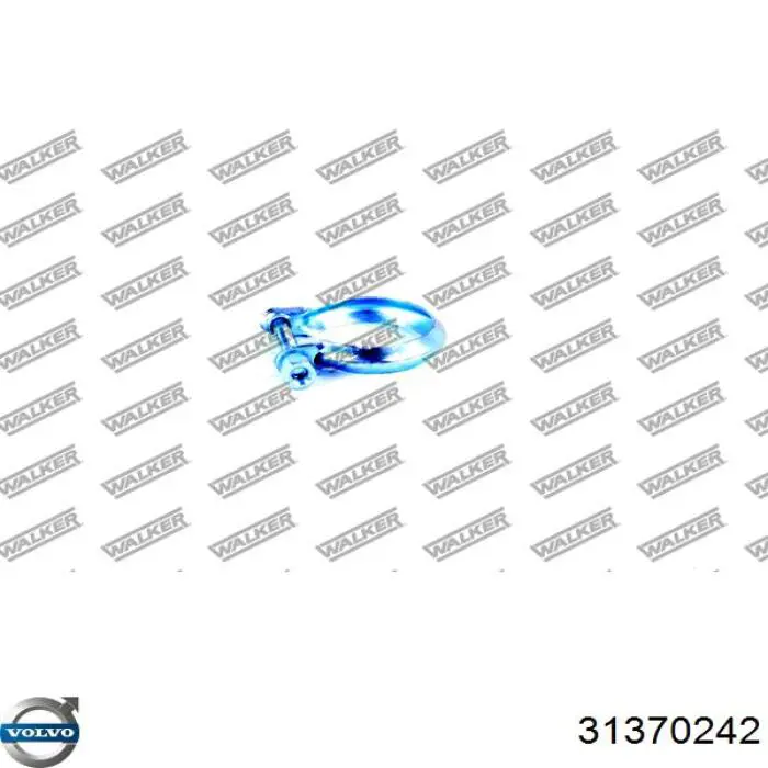 Хомут крепления глушителя передний Volvo 31370242 цена, от 3.98 USD