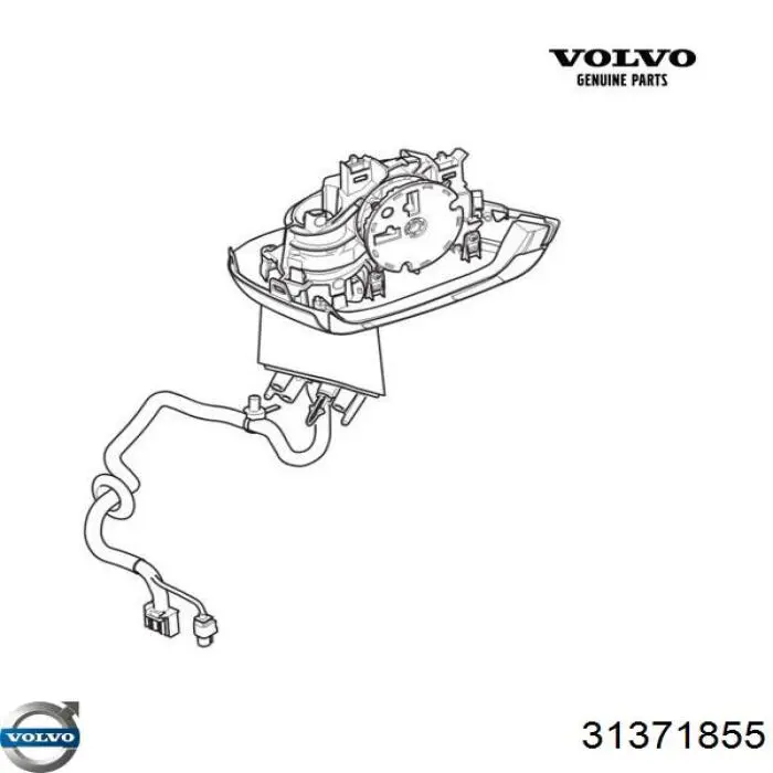 Наружное зеркало правое Volvo 31371855 цена, от 472.22 USD