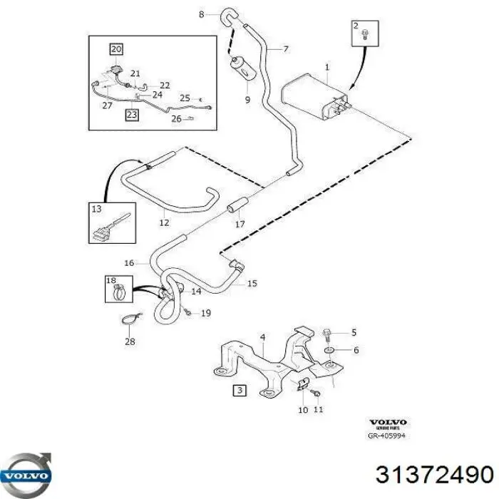  Volvo 31372490 цена, от 38.01 USD