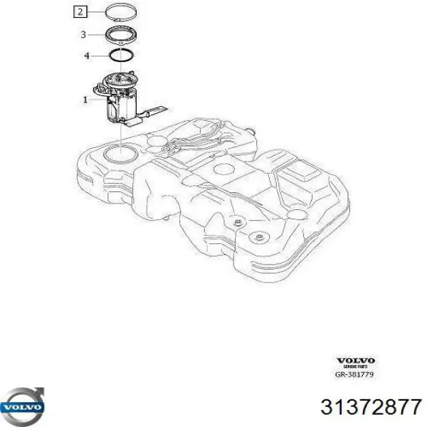 Бензонасос 31201958 Volvo