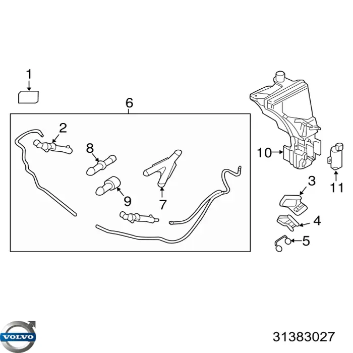 Пружина болта крепления коллектора Volvo 31383027 цена, от 6.73 USD