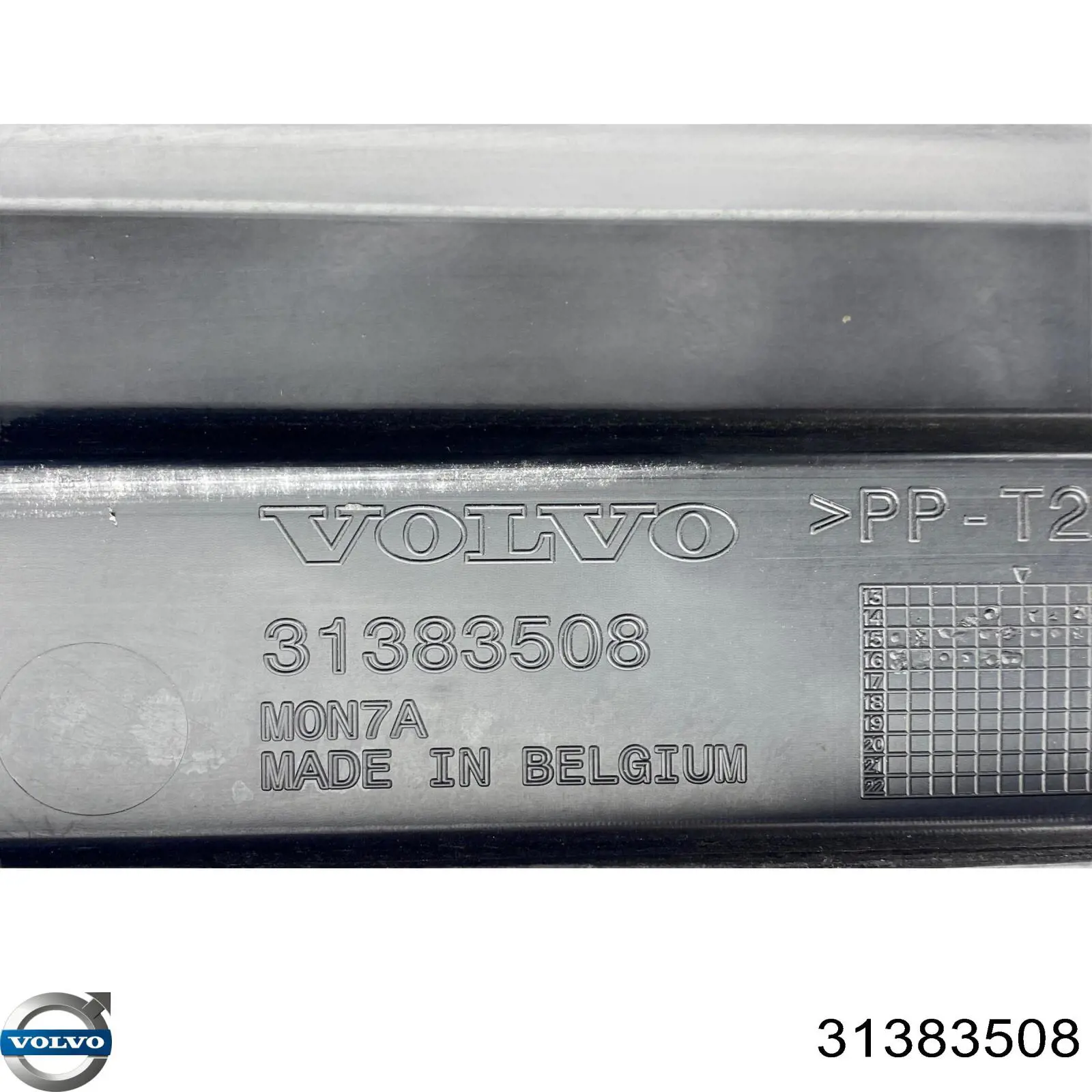 31383508 Volvo Накладка передней панели (суппорта радиатора) верхняя