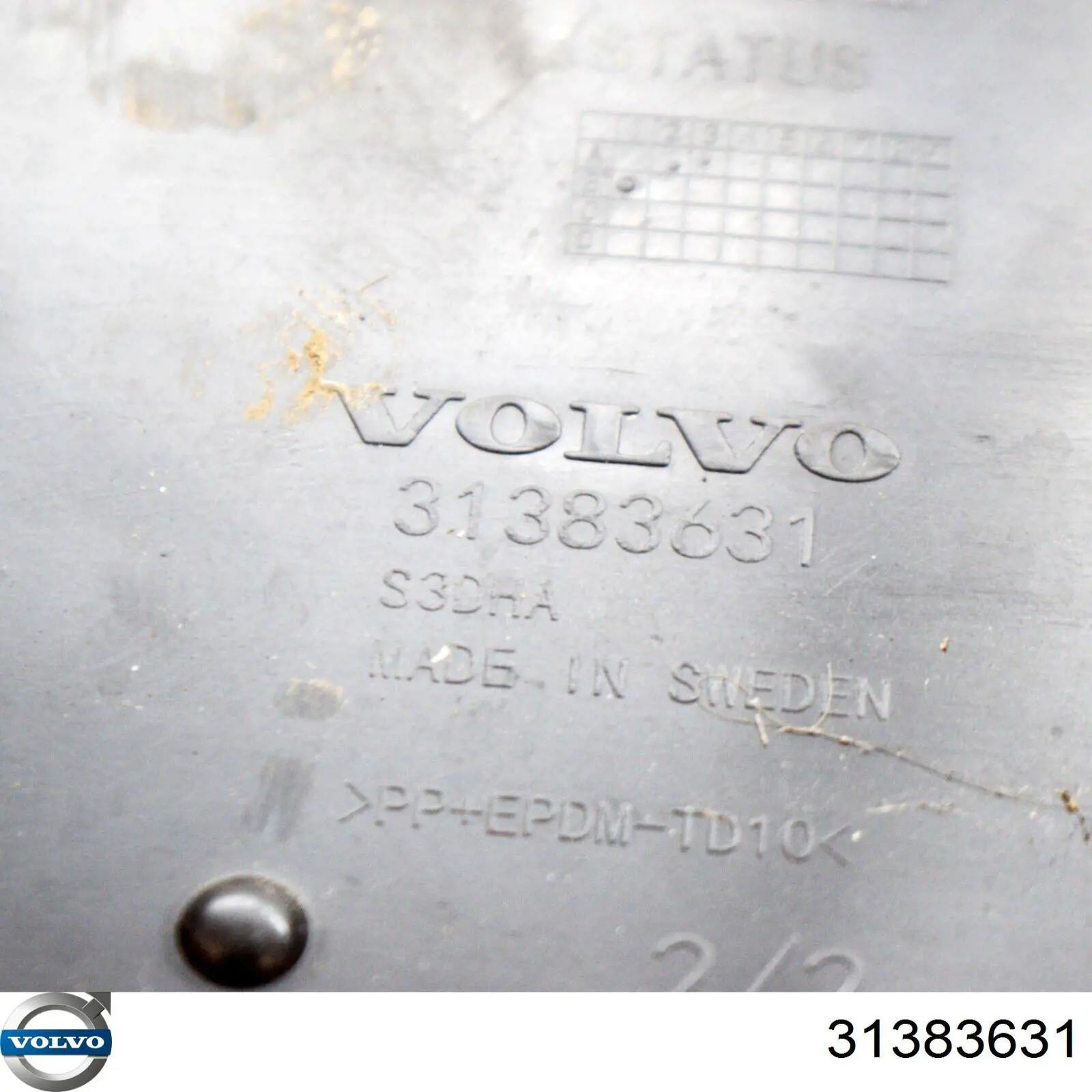 Кронштейн переднего номерного знака Volvo 31383631 цена, от 38.75 USD