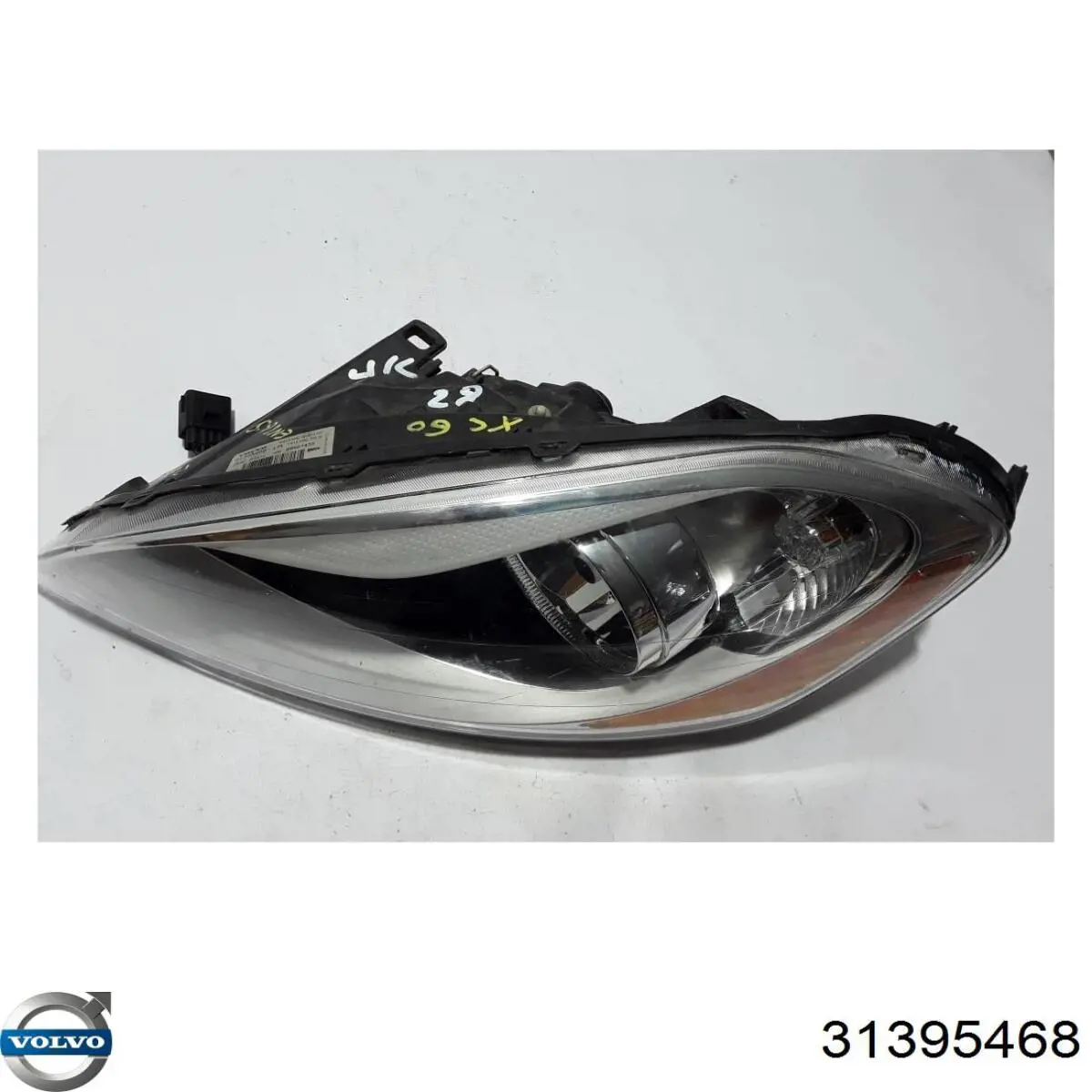 Левая фара 31395468 Volvo