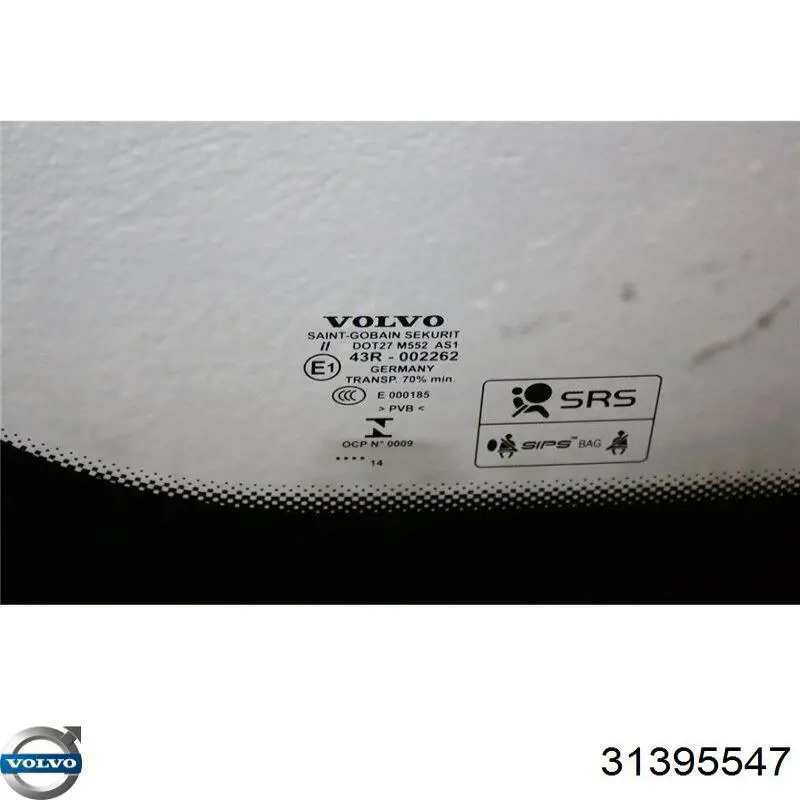 31424516 Volvo Автостекло