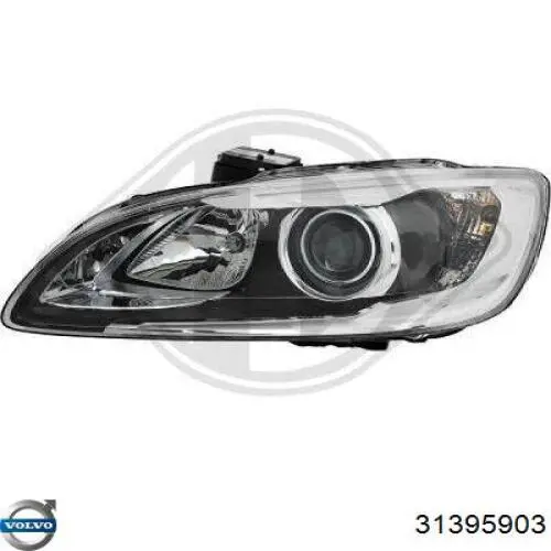 Правая фара ZVV111628R Signeda