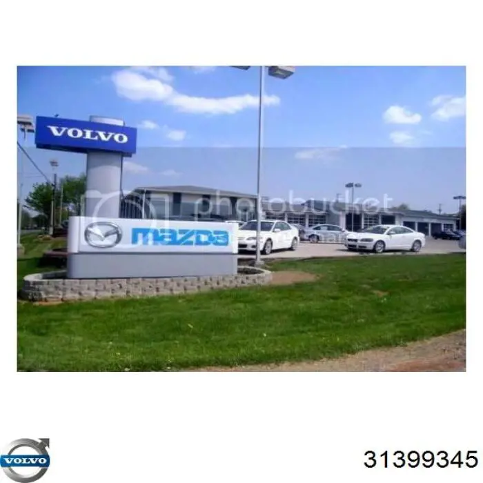 Купить 31399345 Volvo Передние брызговики