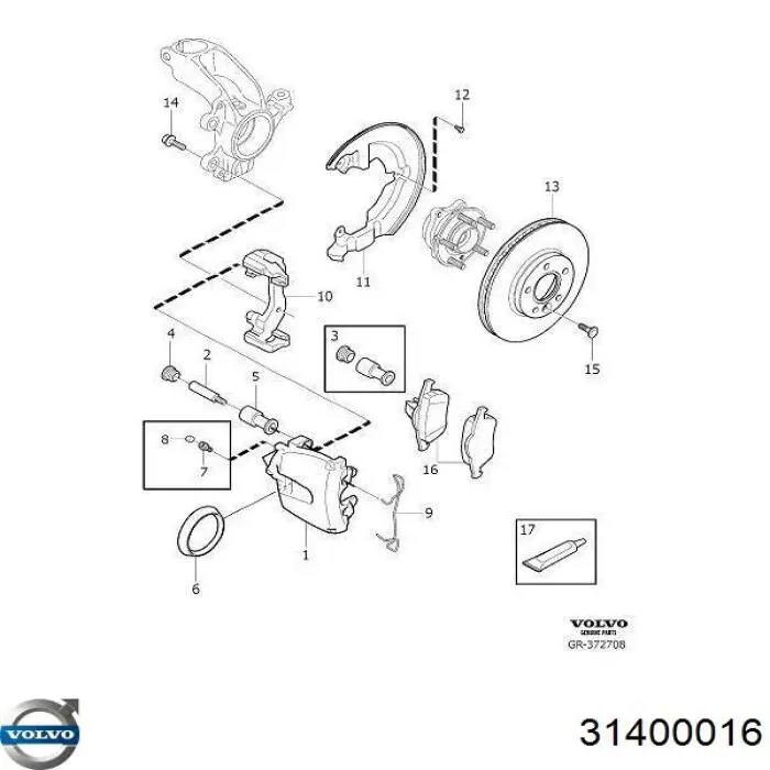 Купить 31400016 Volvo 