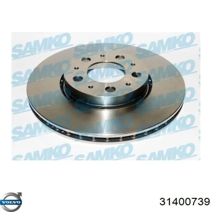 Купить 31400739 Volvo Ротор тормозной