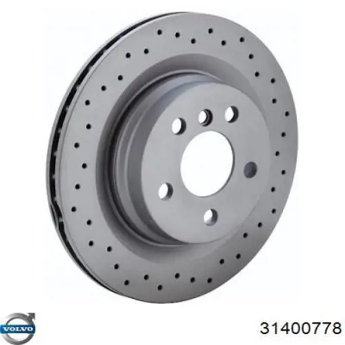 Купить 31400778 Volvo Диск тормозной задний