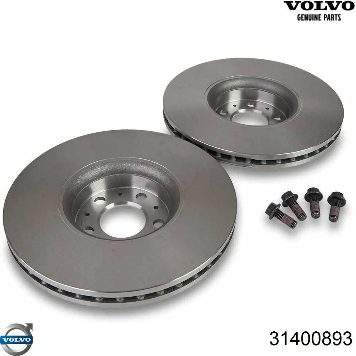Disco do freio dianteiro Volvo 31400893