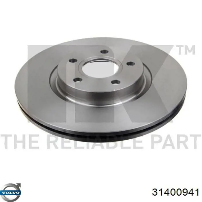 Купить 31400941 Volvo Ротор тормозной