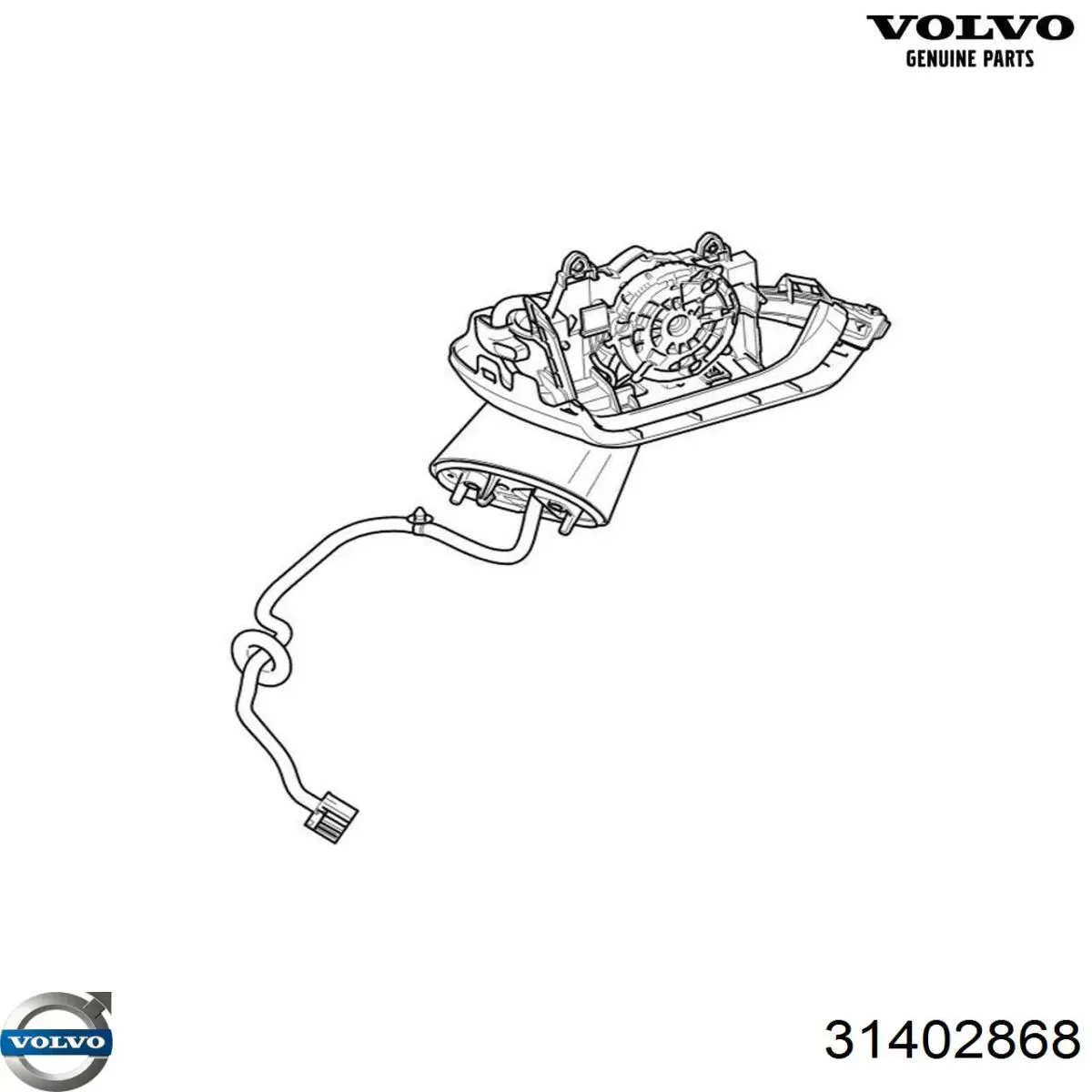 Зеркальный элемент водительского зеркала Volvo 31402868 цена, от 62.00 USD