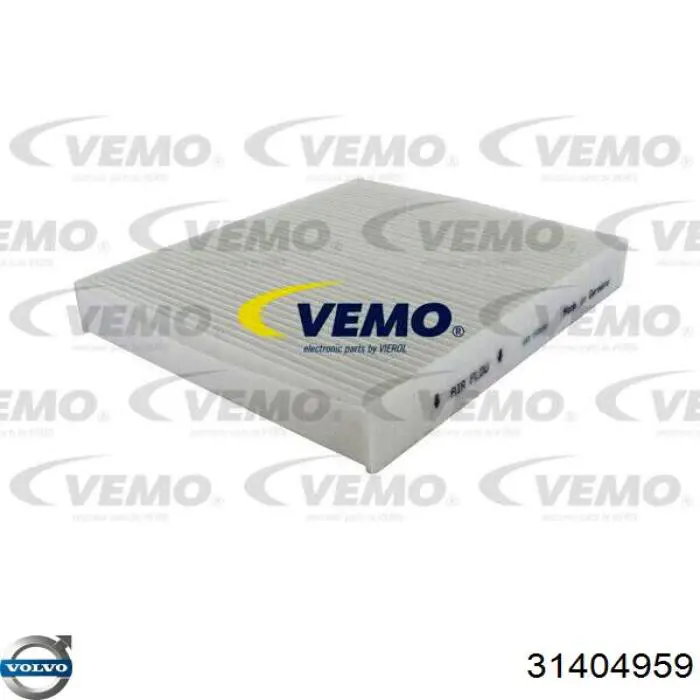 Фильтр воздушный отопителя Volvo 31404959 цена, от 5.90 USD